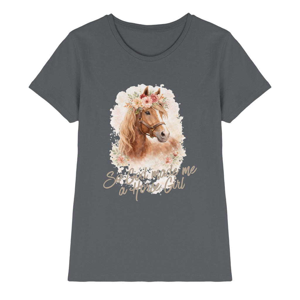 Horse Girl Floral T-Shirt