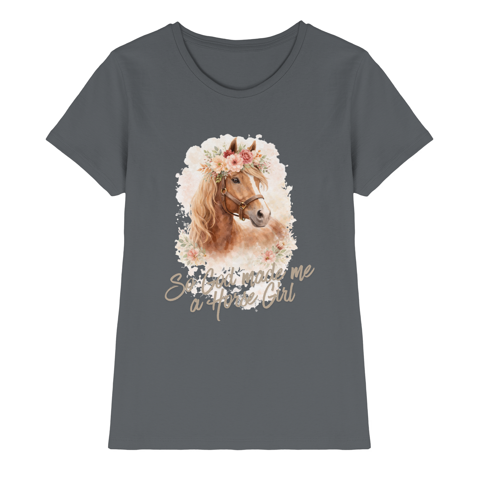 Horse Girl Floral T-Shirt