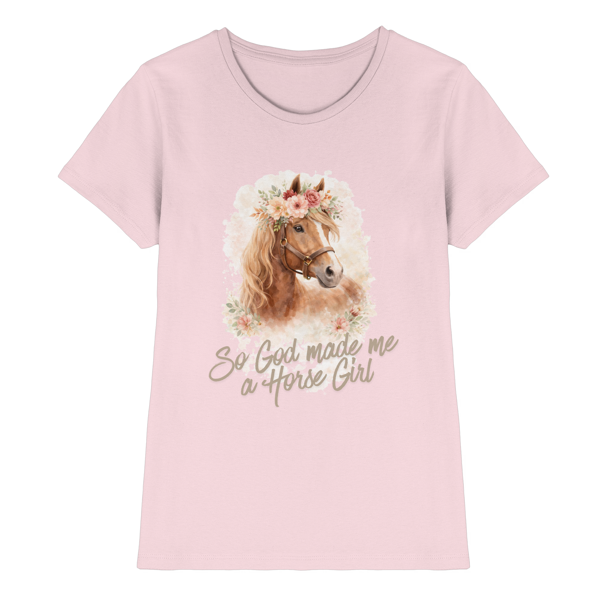 Horse Girl Floral T-Shirt