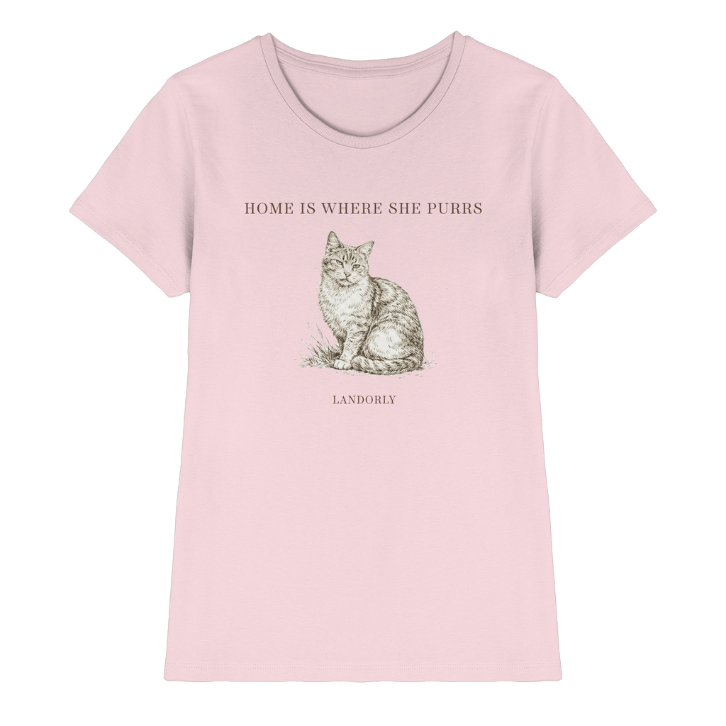Home Is Where She Purrs T-Shirt