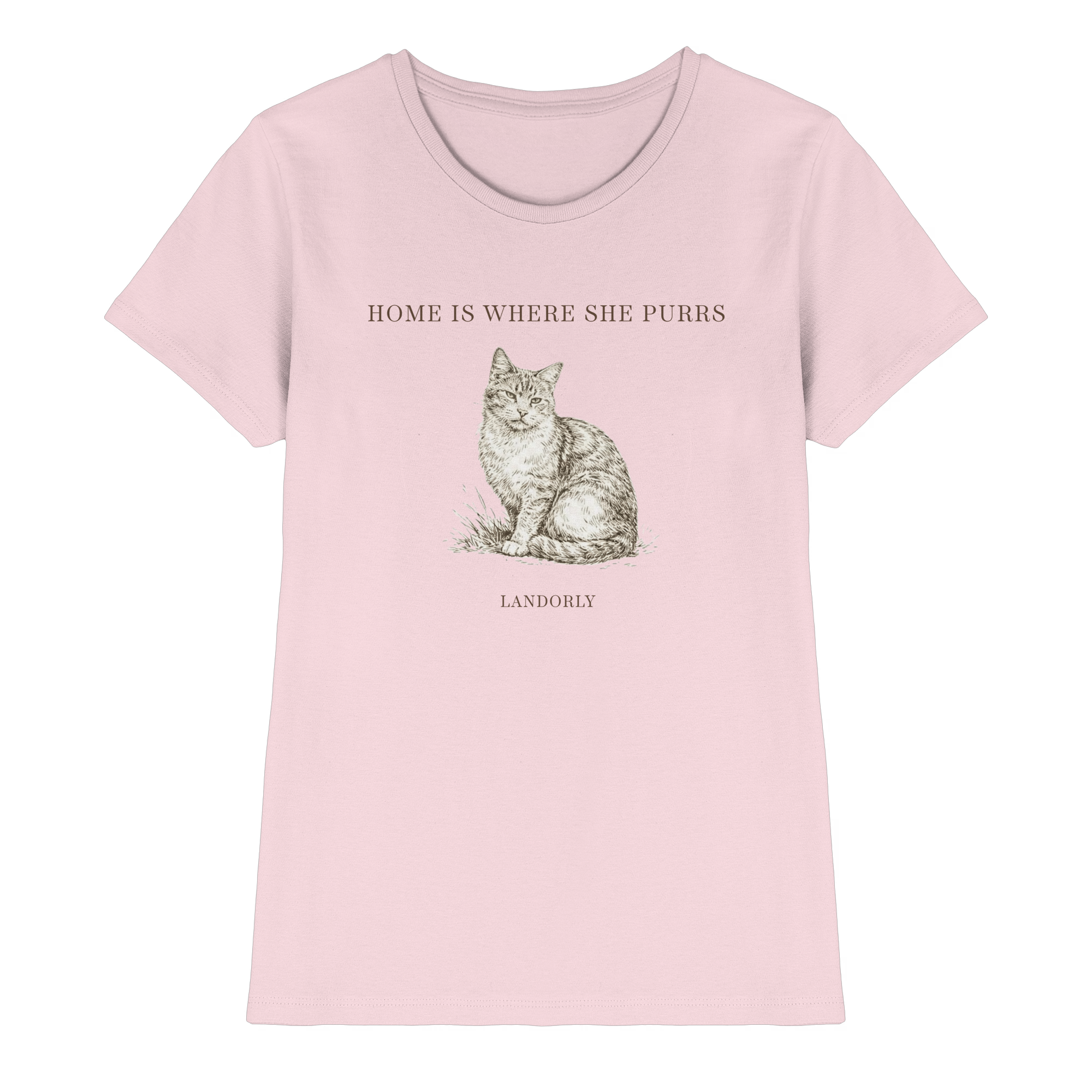 Home Is Where She Purrs T-Shirt