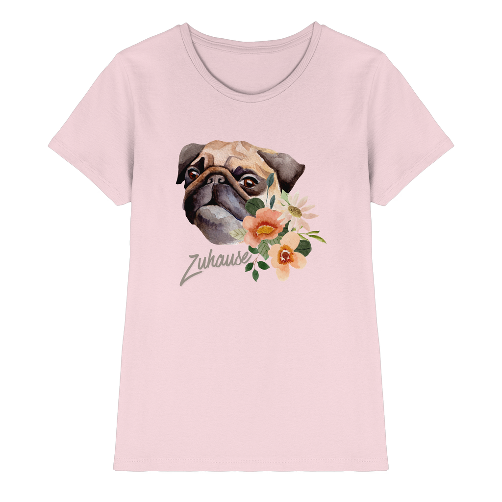 Zuhause Mops T-Shirt