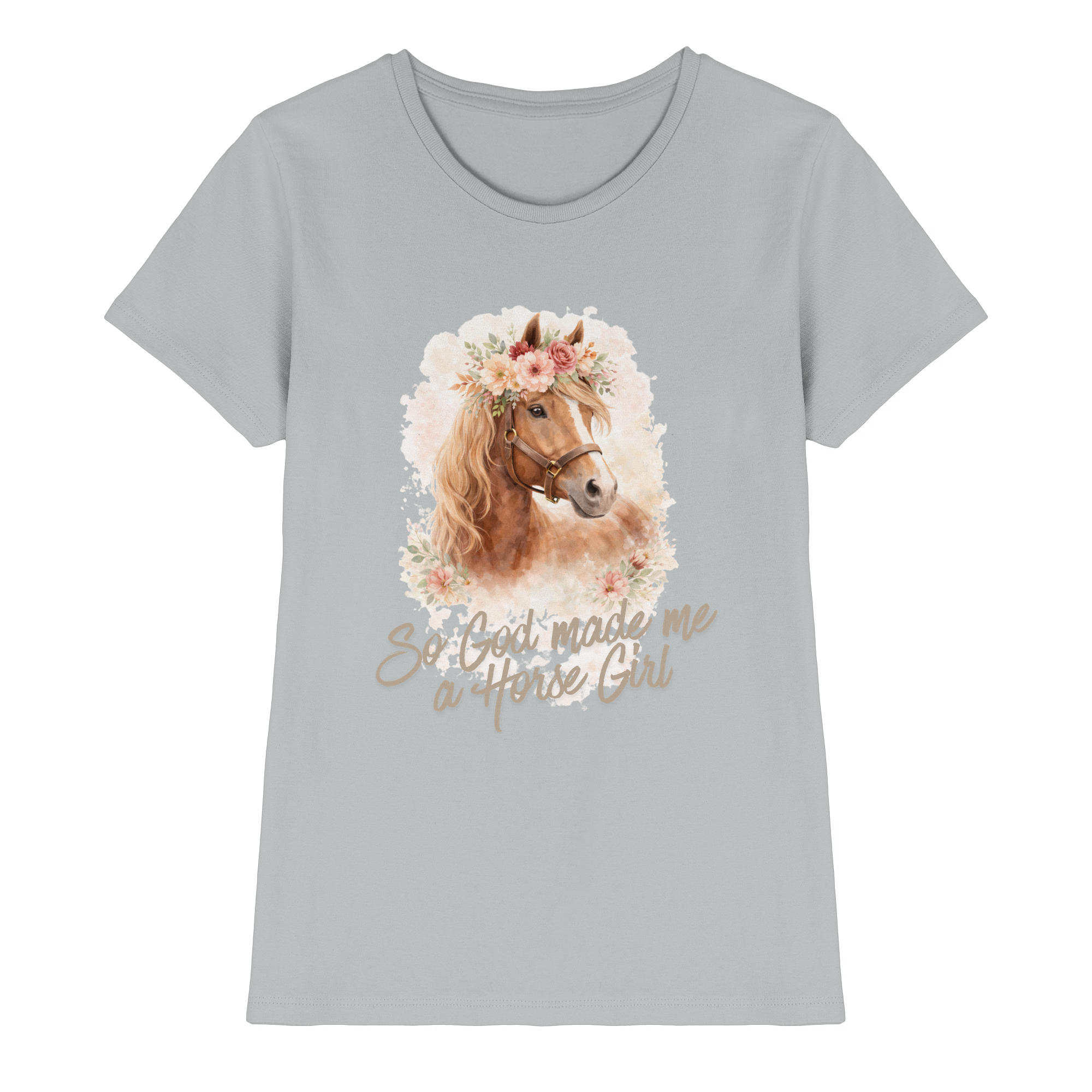 Horse Girl Floral T-Shirt