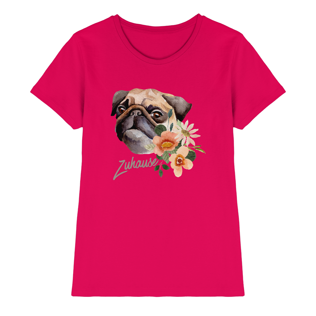 Zuhause Mops T-Shirt