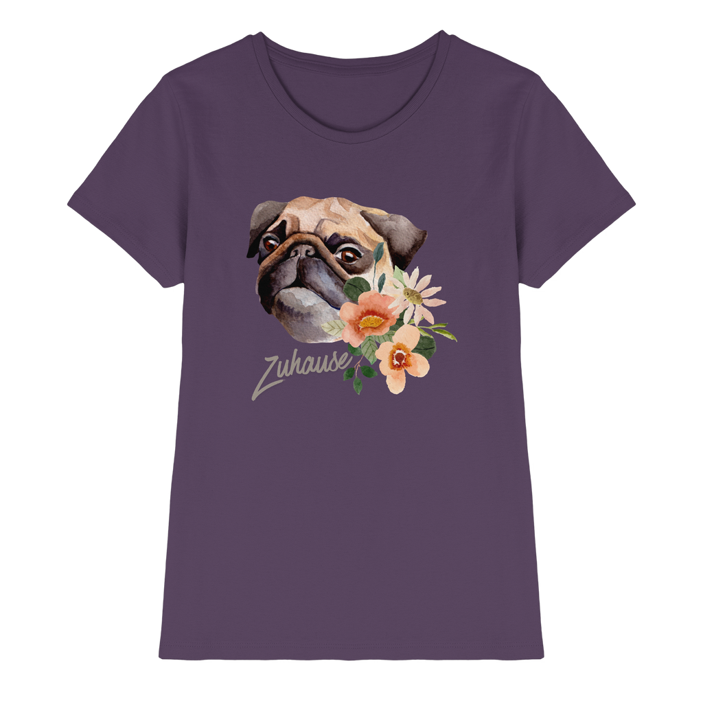 Zuhause Mops T-Shirt