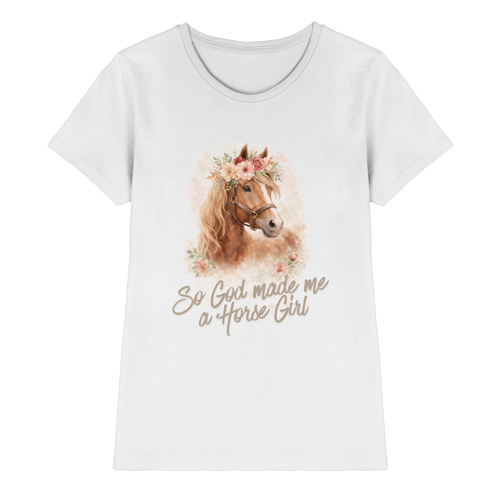 Horse Girl Floral T-Shirt