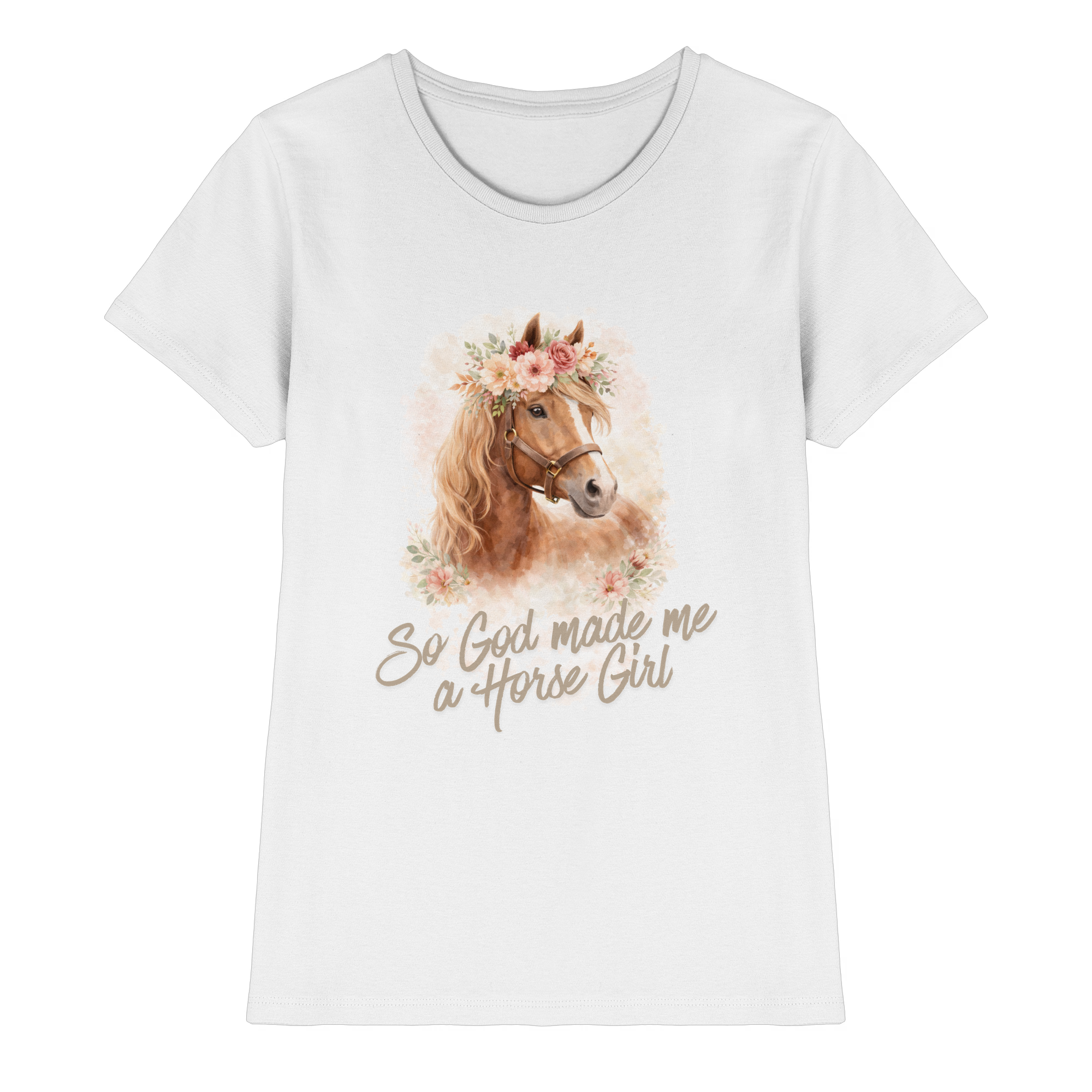 Horse Girl Floral T-Shirt
