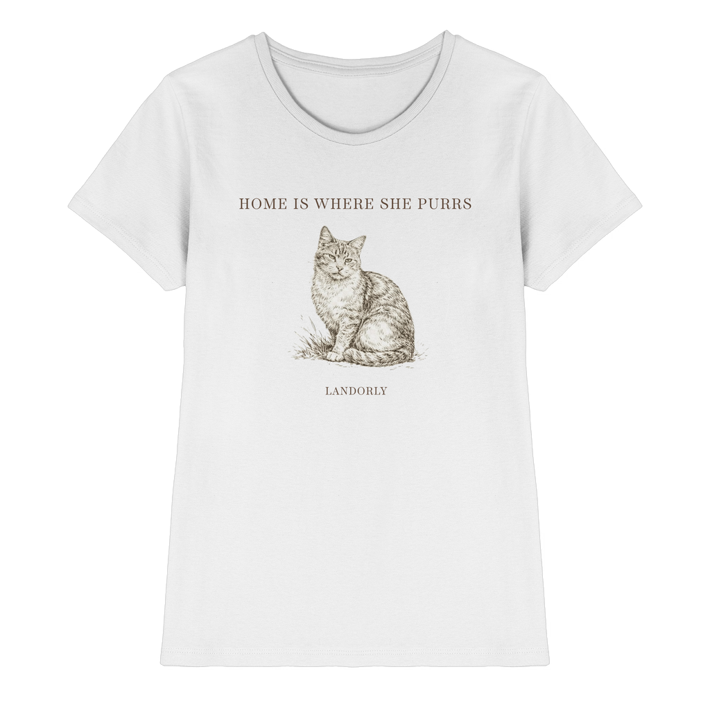 Home Is Where She Purrs T-Shirt