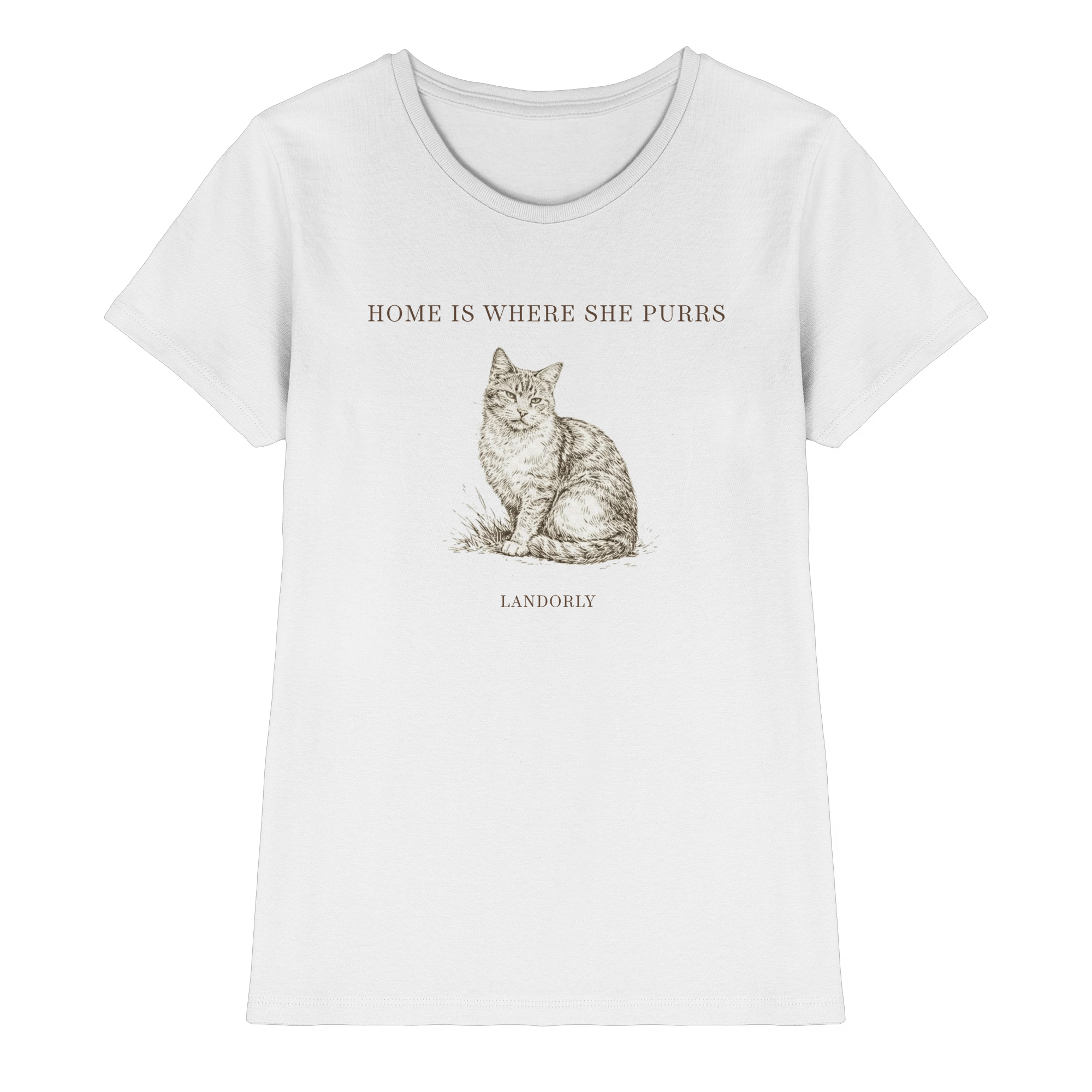 Home Is Where She Purrs T-Shirt