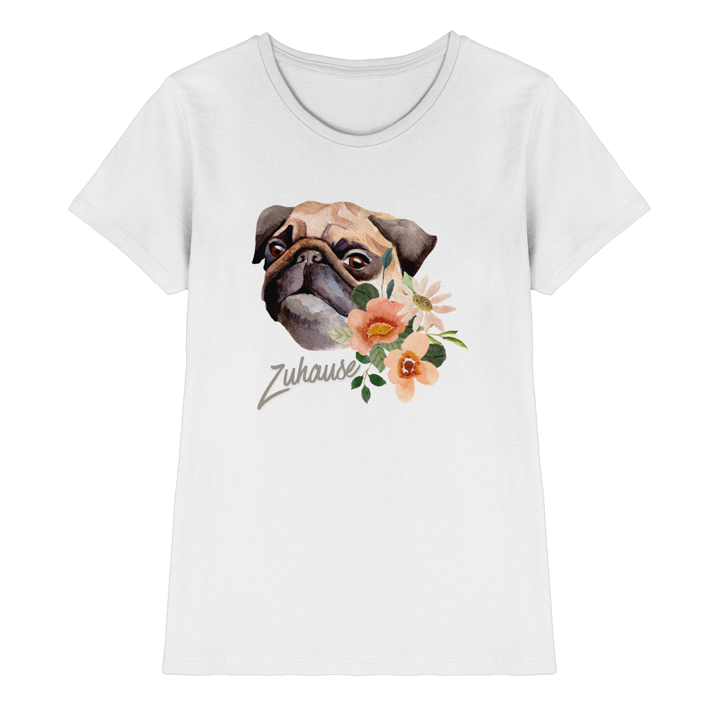 Zuhause Mops T-Shirt