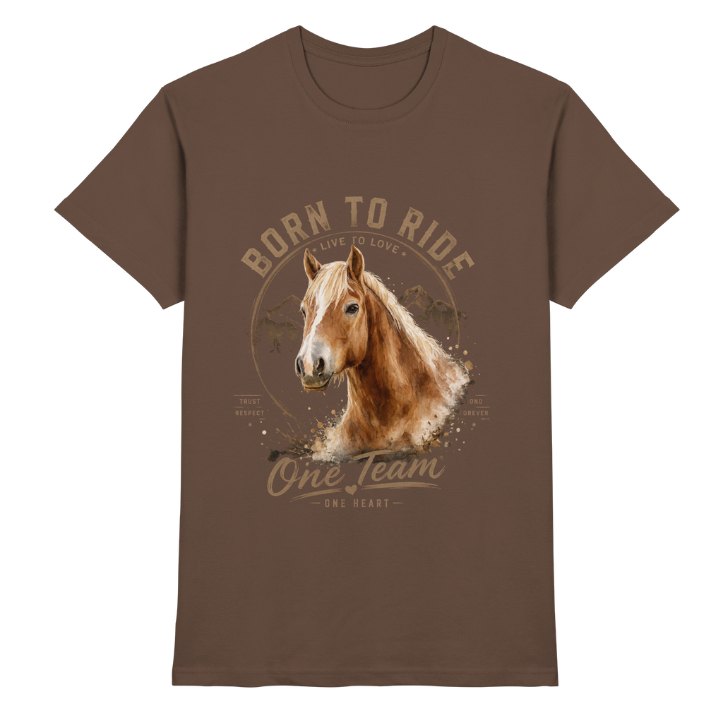 Born to Ride Haflinger T-Shirt