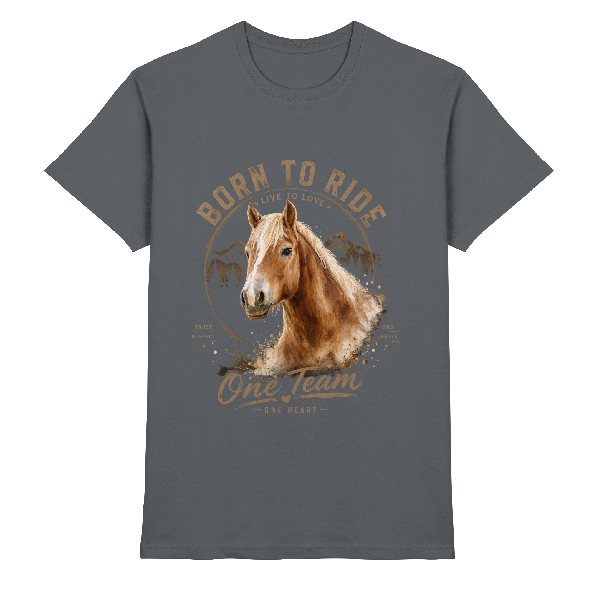 Born to Ride Haflinger T-Shirt