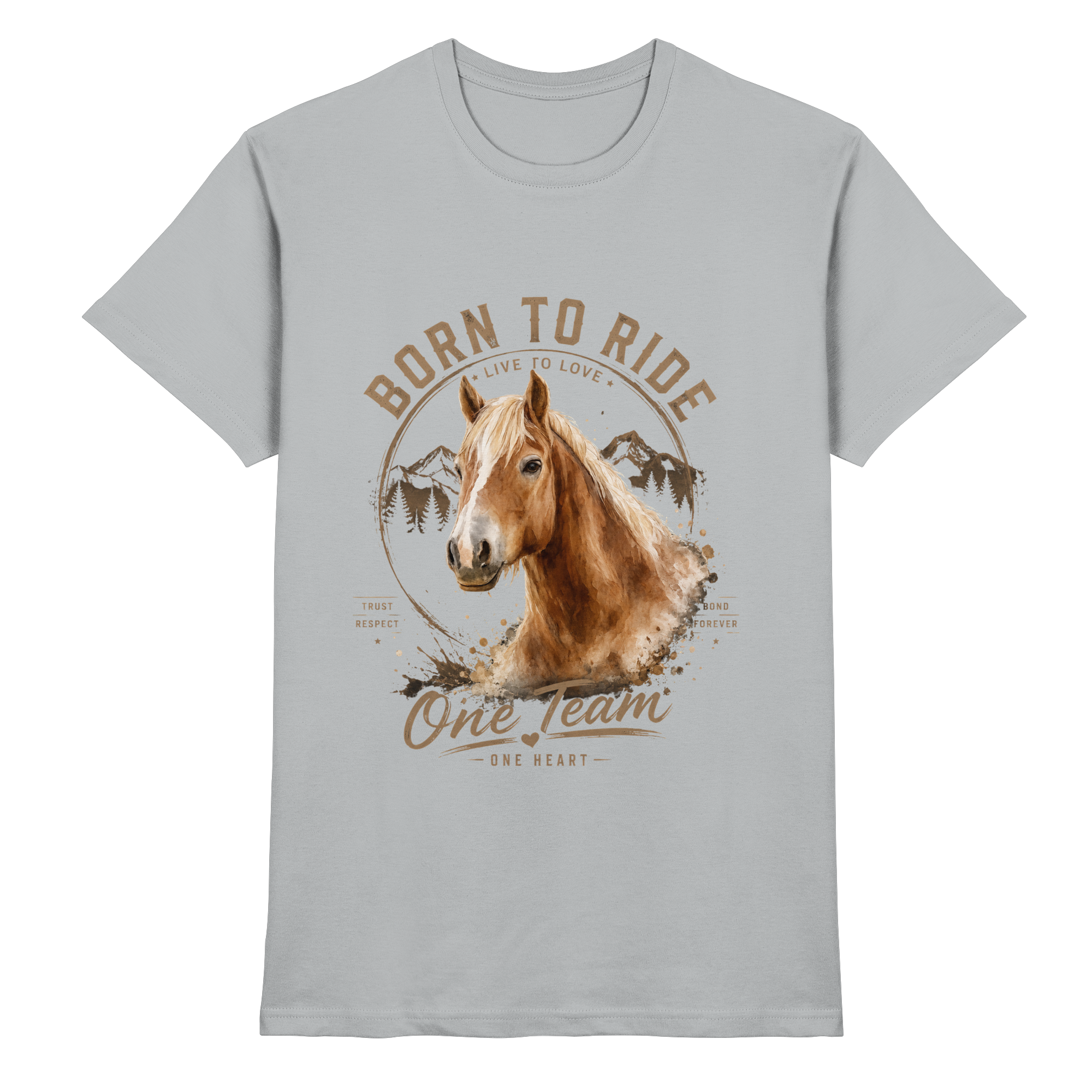 Born to Ride Haflinger T-Shirt