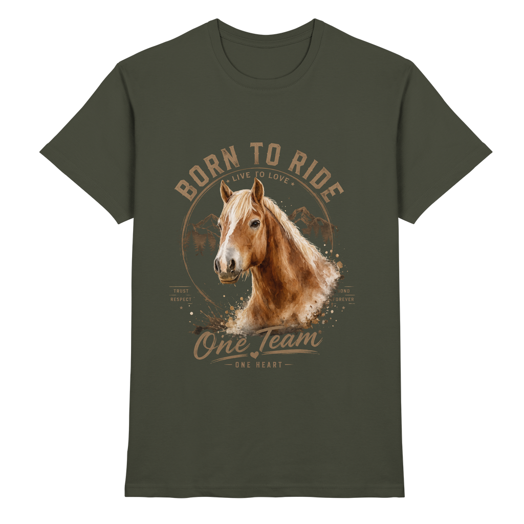 Born to Ride Haflinger T-Shirt