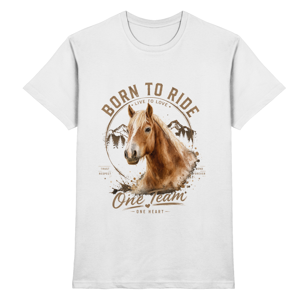 Born to Ride Haflinger T-Shirt