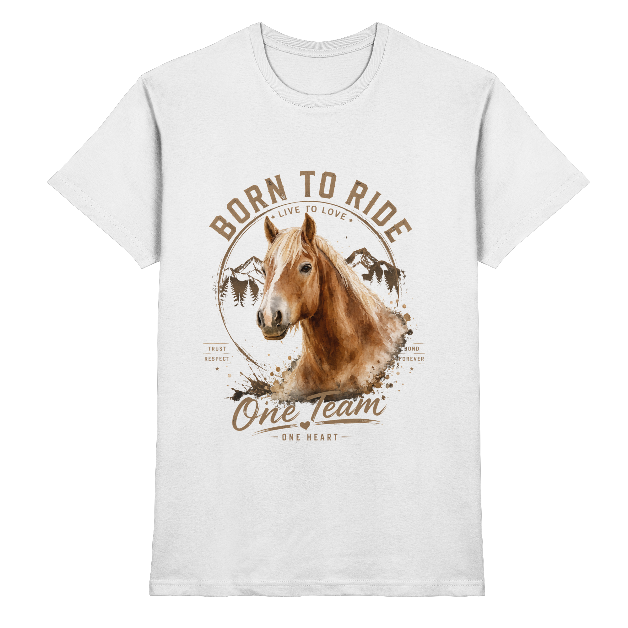 Born to Ride Haflinger T-Shirt